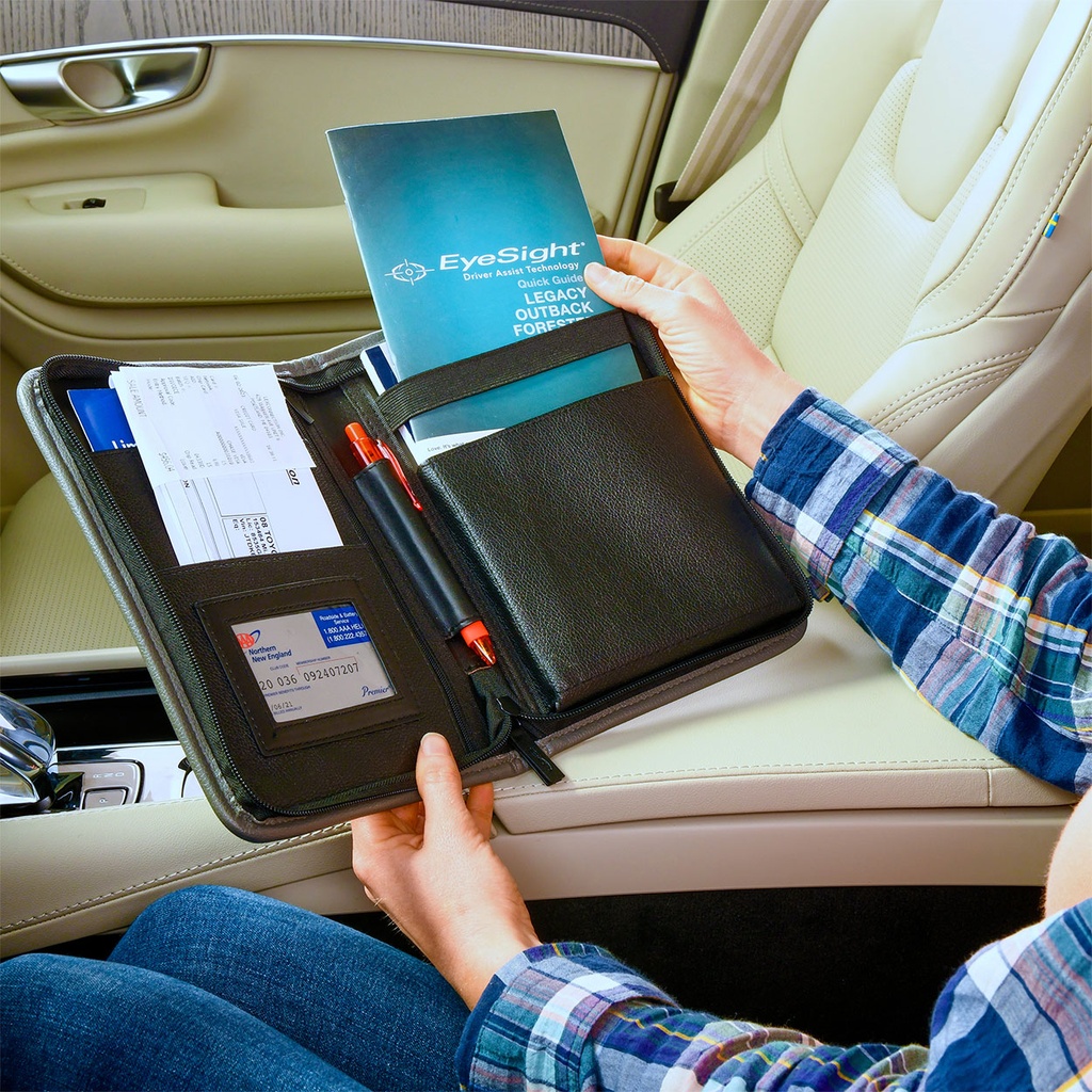 Car glove clearance compartment organizer
